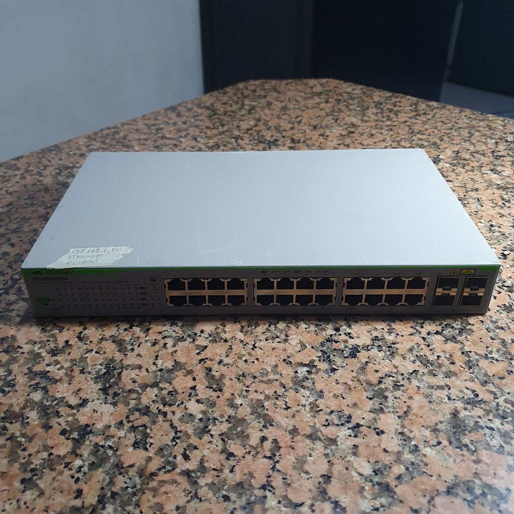 Telesis at gs950 24 Ports gigabit managed web base allied hub Switch ...