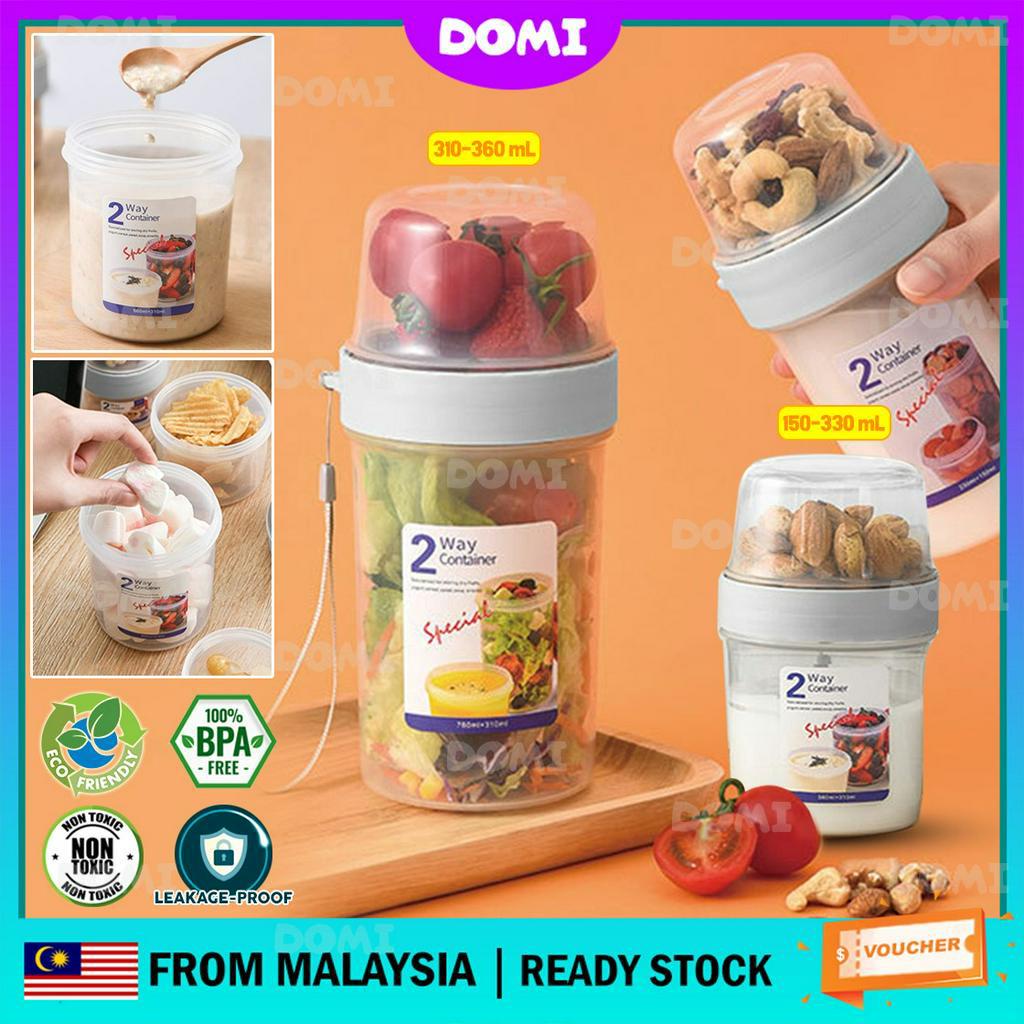 DOMI Food Sealed Kitchen Container Spice Bean Nuts Seed Porridge Cereal Salad Storage Box Pantry Organizer Bekas