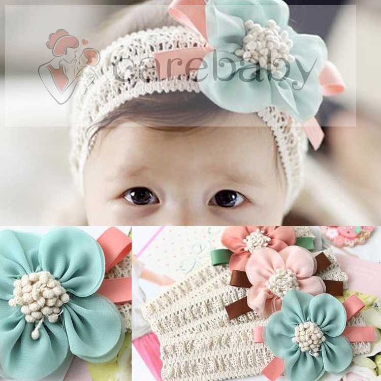 lace flower headband