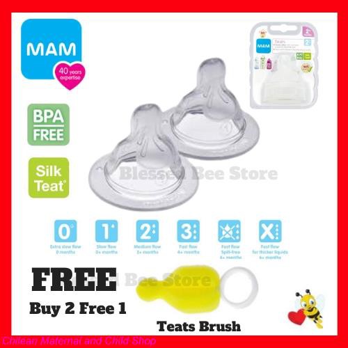 mam size 2 teats