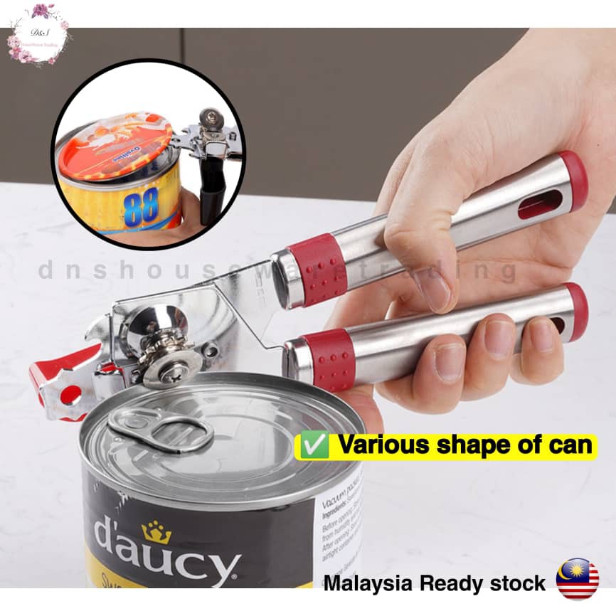 🇲🇾 Multi-function Stainless steel Can Opener Canning knife Bottle Opener Pembuka tin keluli tahan karat 多功能不锈钢开罐器罐头刀