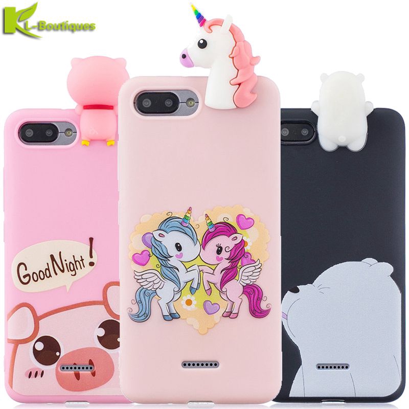 Xiaomi Redmi 6a Case On For Xiomi Xiaomi Redmi 6a 7 7a 5a 4x Phone Case Cover Cartoon 3d Doll Soft Silicone Cover Women Shopee Malaysia