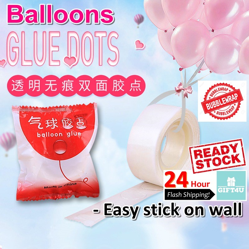 Balloon Tape Ballon Glue Balloon Dot Stick Double Tape Sticky Balloon
