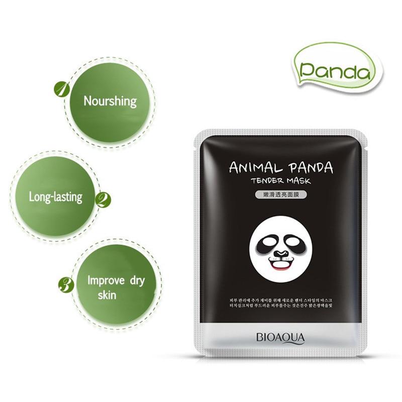 BIOAQUA 1 pc Skin Care Sheep/Panda/Dog/Tiger Facial Mask Moisturizing Cute Animal Face Masks ...