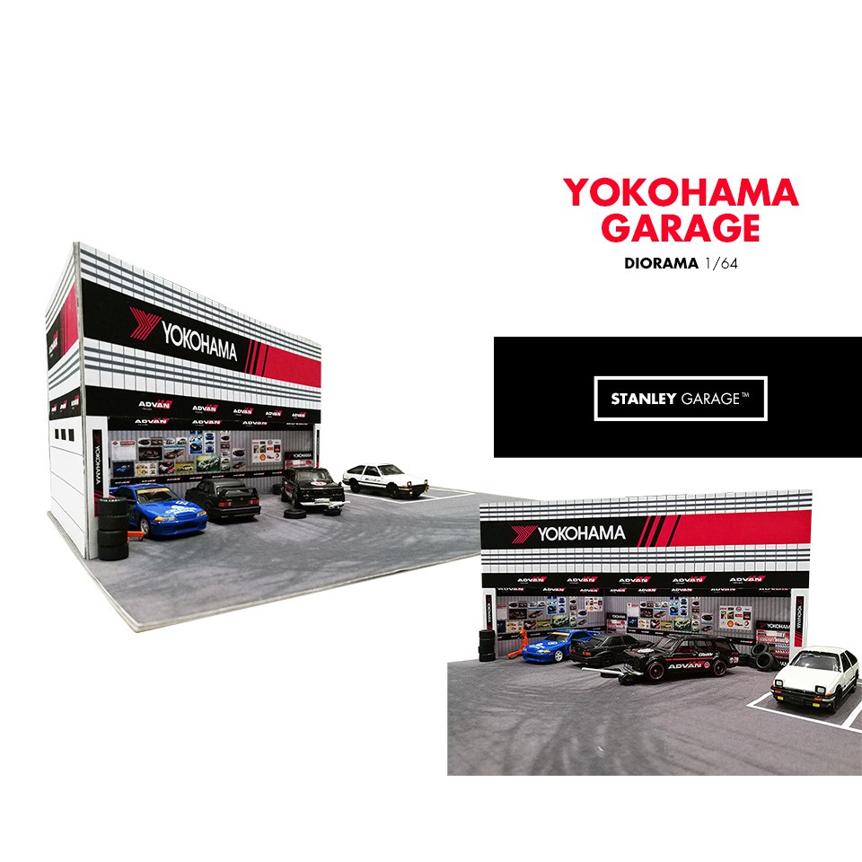 1/64 garage diorama free download