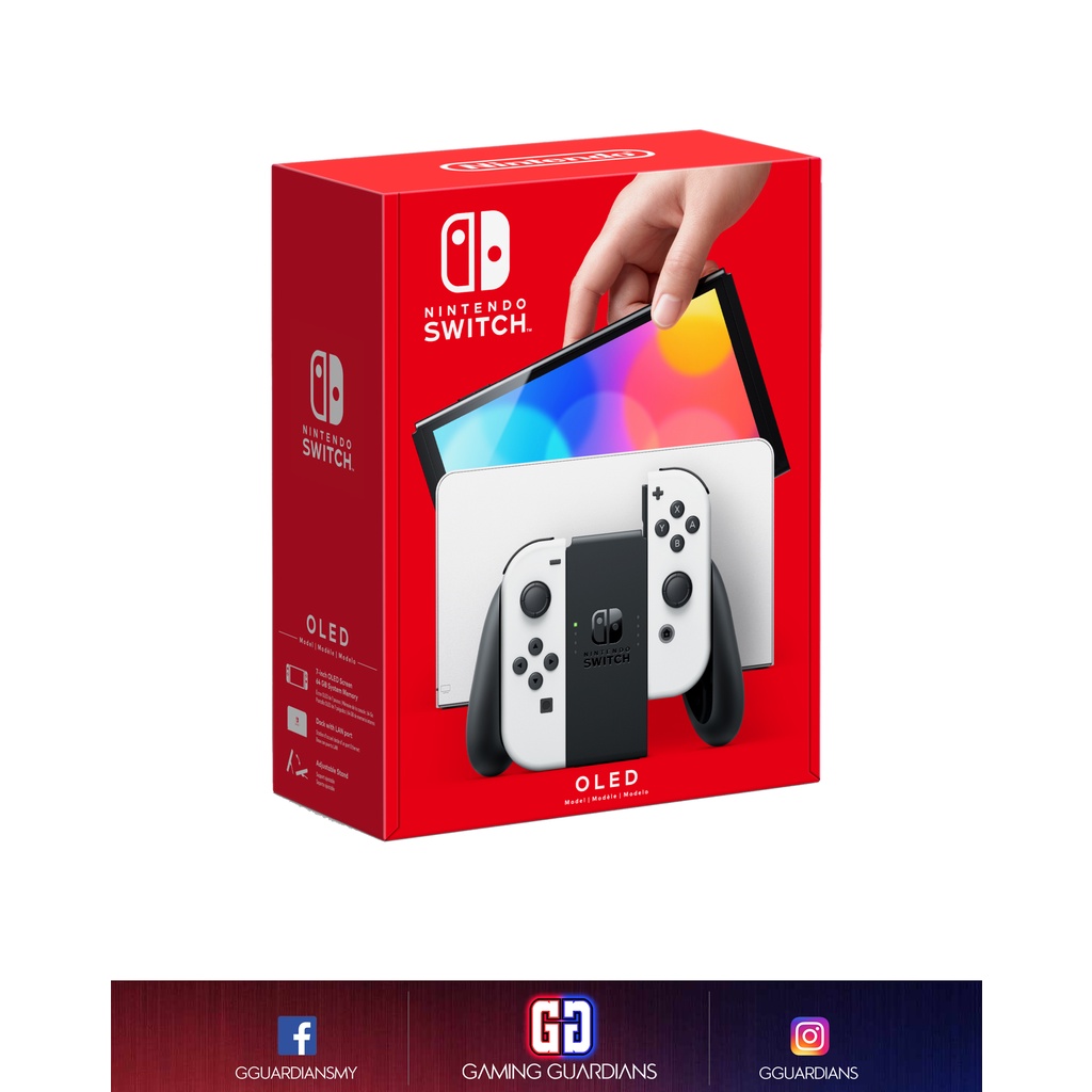 Nintendo Switch OLED Console (White) Maxsoft Set Shopee Malaysia