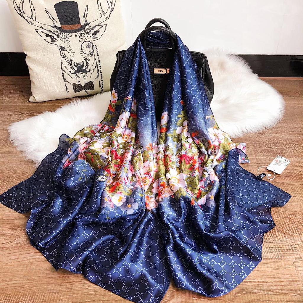 discount 98% Navy Blue Single NoName shawl WOMEN FASHION Accessories Shawl Navy Blue 