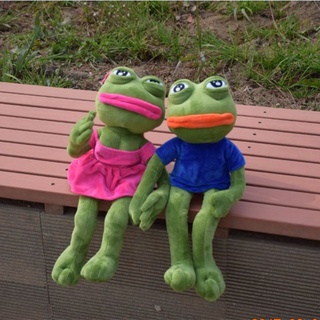 18'' Pepe The Frog Sad Frog Plush 4chan Kekistan Meme Doll Stuffed Toy 