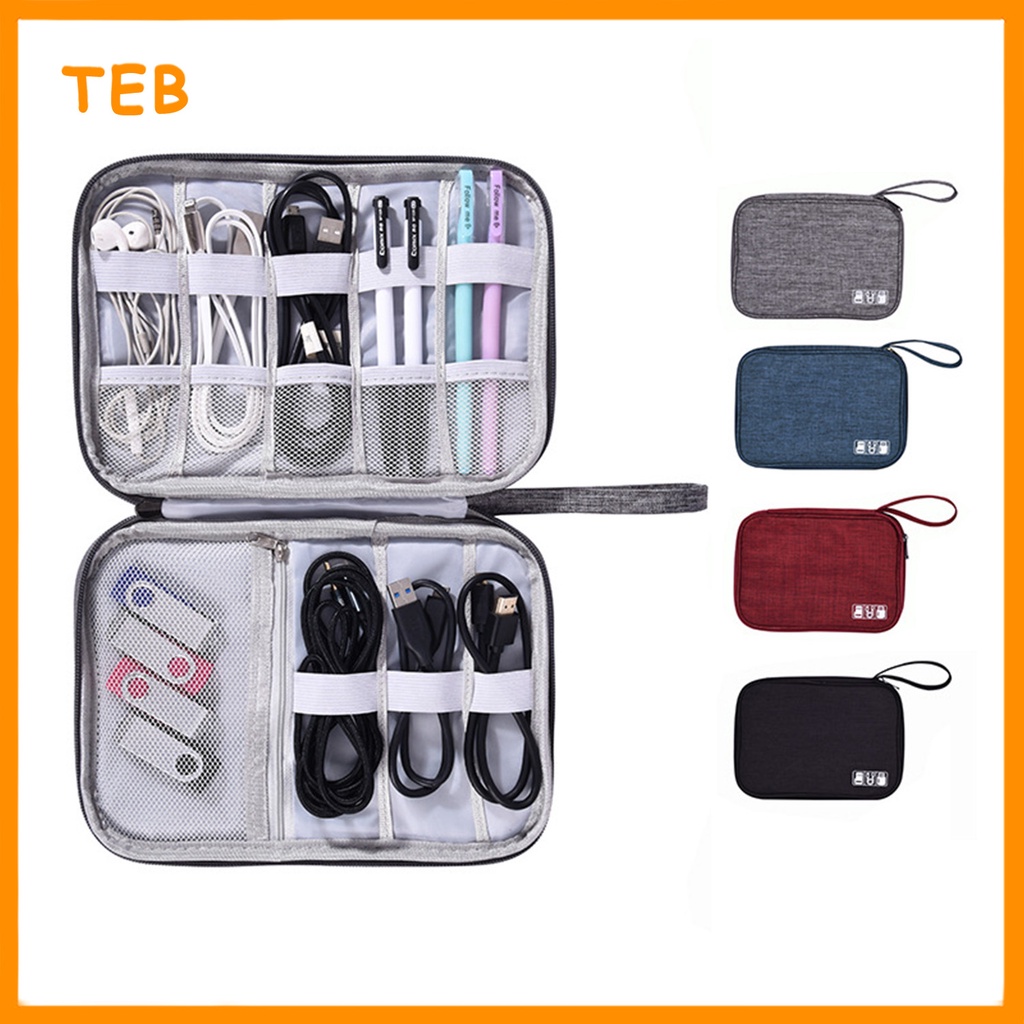 Travel Electronic Digital Gadget Bag Organizer USB Storage Bag Multi-function Large Capacity Accessories Cable Organizer