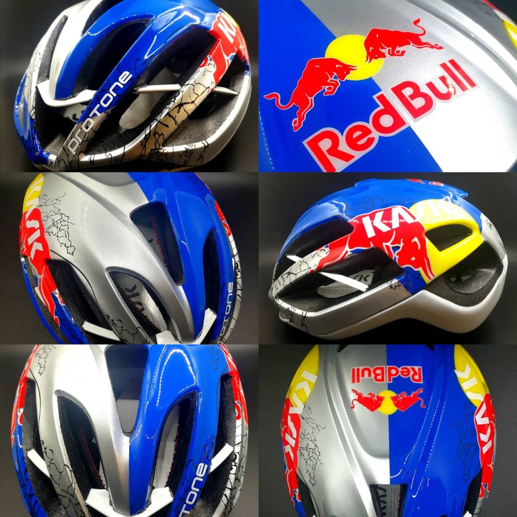 red bull helmet mountain bike