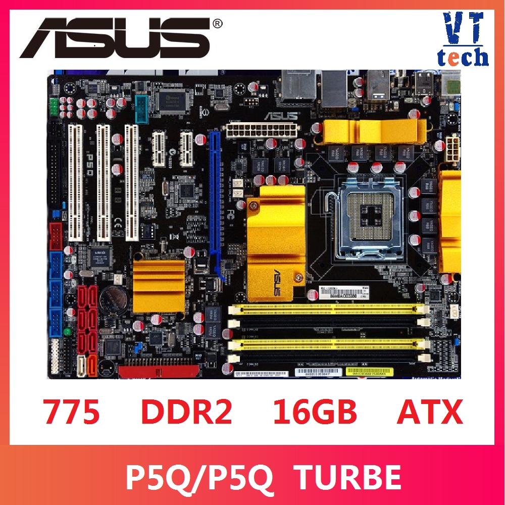 yabani ayak bileği azaltmak  Asus P5Q /TURBO/SE PLUS Desktop Motherboard P45 Socket LGA 775 For Core 2  Duo Quad DDR2 16G UEFI ATX BIOS Used Mainboard | Shopee Malaysia