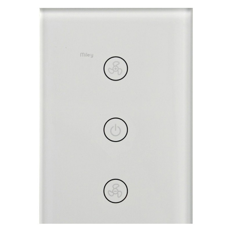 Miley Wifi Smart Ceiling Fan Controller Home Wall Switch Touch