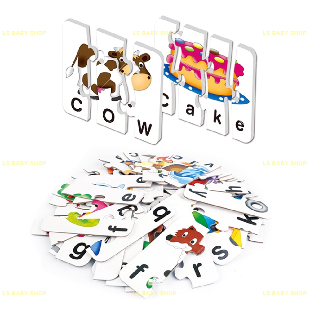 Match-It Spelling / Mathematics Counting Jigsaw Puzzle Educational Toys Kids Children Learning Game 100% high quality Re