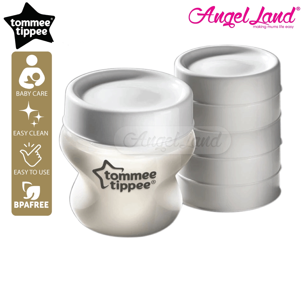 4-pack Tommee Tippee Closer to Nature Milk Storage Lids by Tommee Tippee