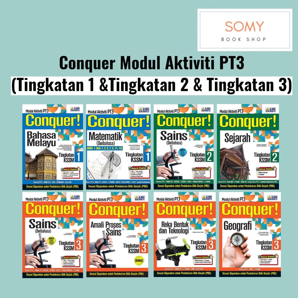 [TNY] Buku Latihan Conquer Modul Aktiviti PT3 (Tingkatan 1, Tingkatan