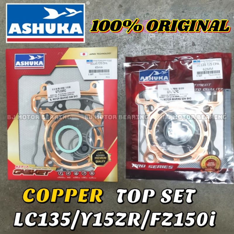 Yamaha LC135/Y15ZR/FZ150i (COPPER)TOP SET GASKET (STD/57/62/63/65MM