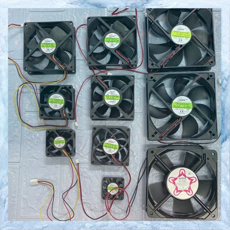 FRIDGE Cooling Fan universal 12v / 24v / 240v AC / DC fan motor Project Cooler Kipas Sejuk REFRIGERATOR Ventilator 2WIRE