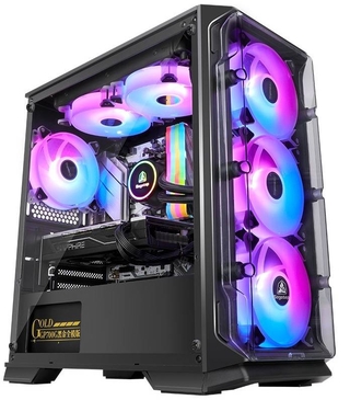 Segotep Lux S Tempered Glass M-Atx Gaming Casing With 3 RGB Fans ...