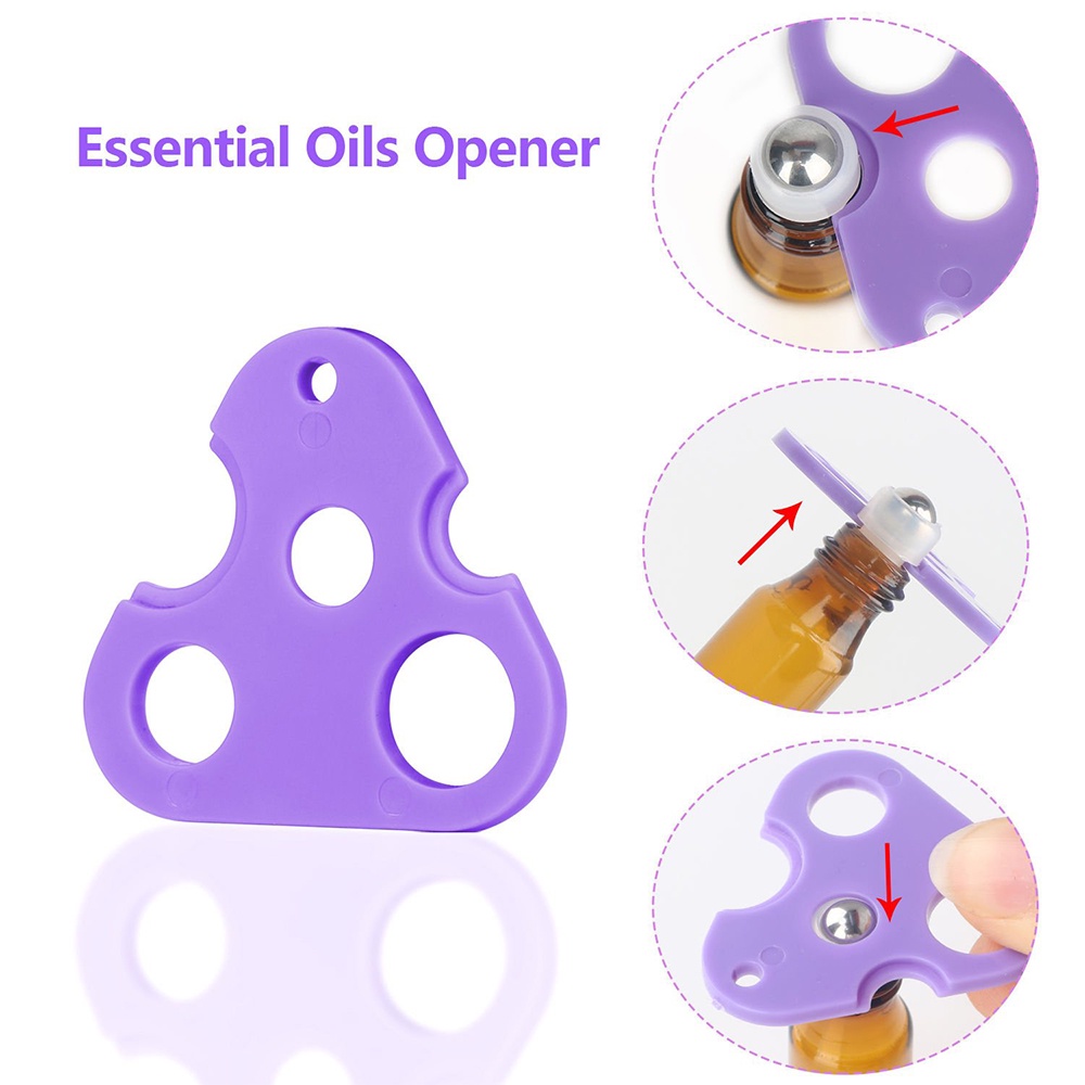 Roller bottle opener purple color