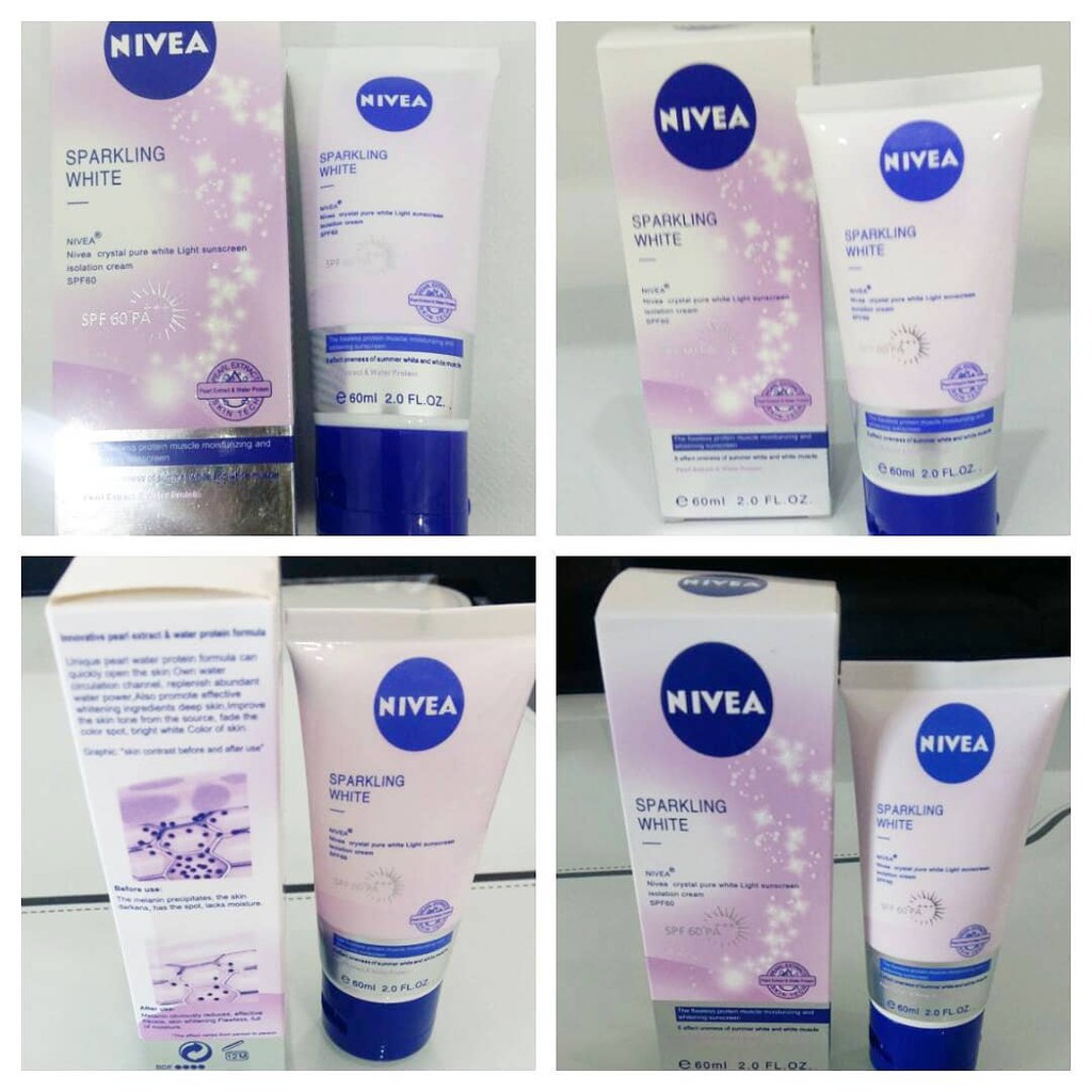 nivea sparkling white