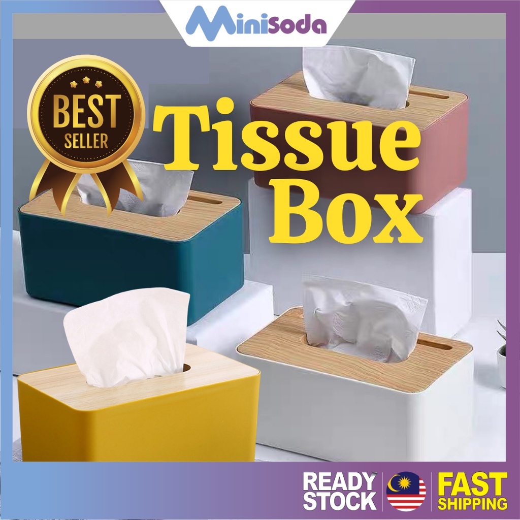 Tissue Box Oak Wood Nordic Muji Bamboo Toilet Paper Box Car Tissue