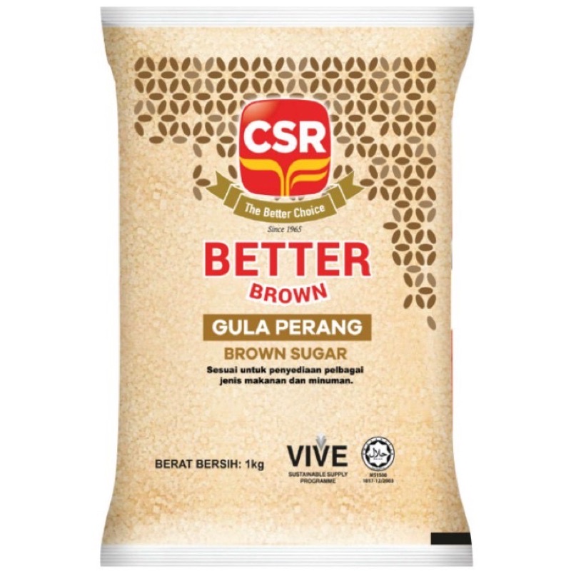 Gula Perang Cap Csr 1kg/Brown Sugar 1kg