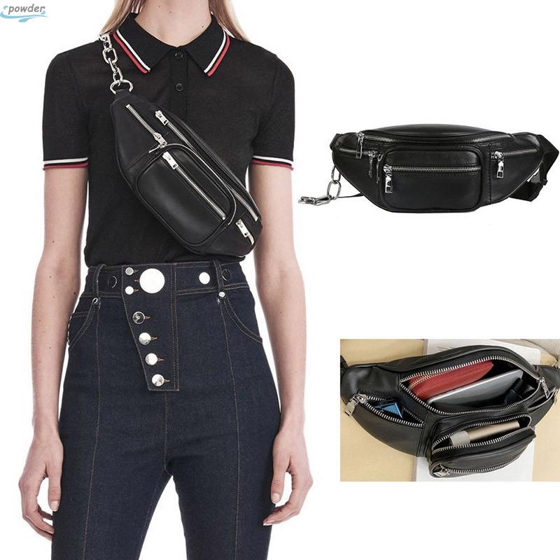 fanny pack with chain strap