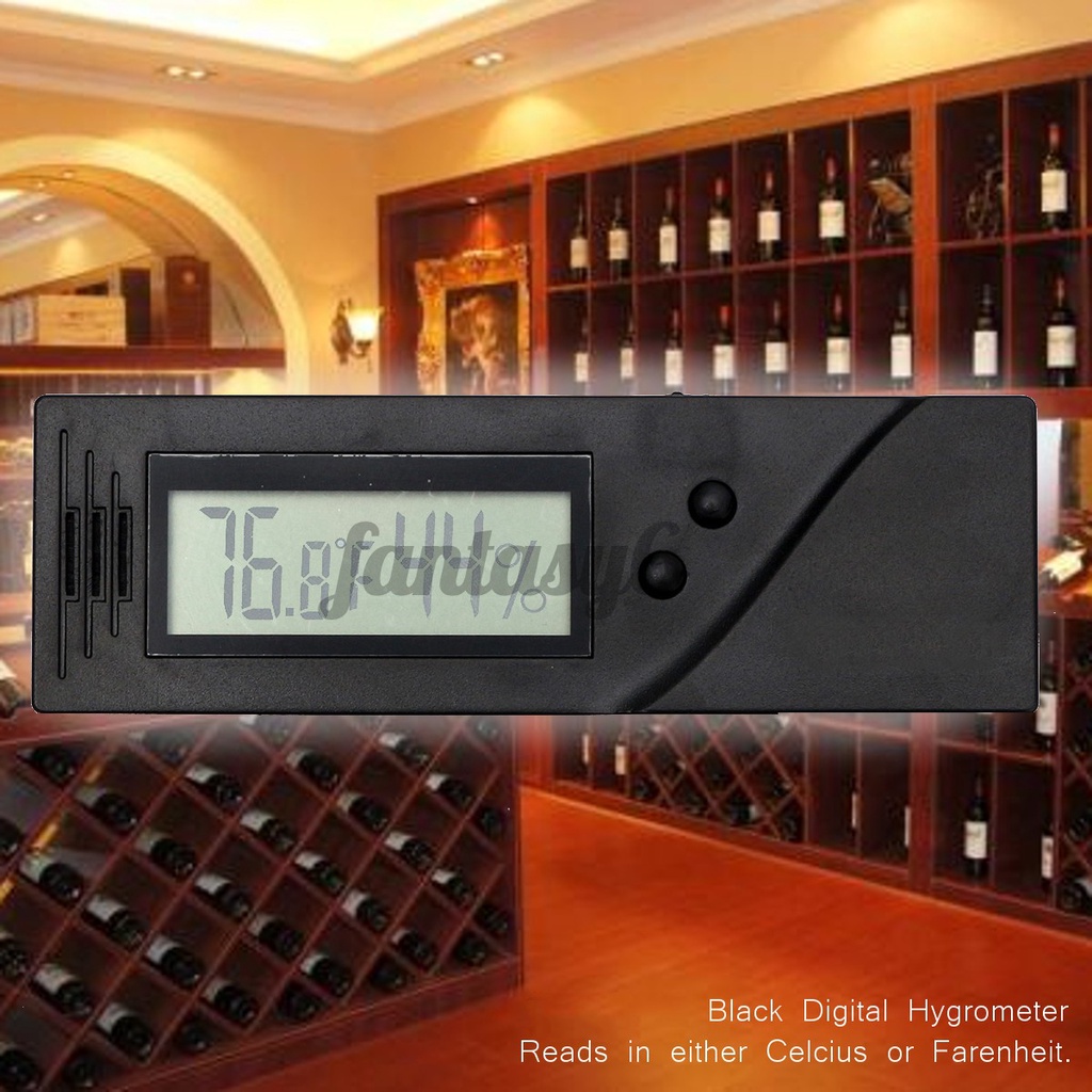 Digital Humidor Hygrometer Calibration Capable Western Shopee Malaysia