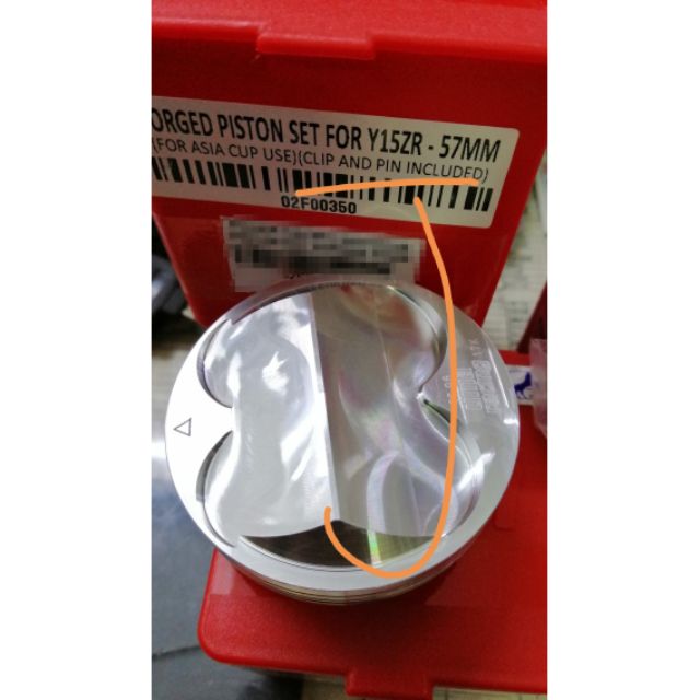 UMA RACING PISTON DOME 57MM Y15/LC135 (HIGH COMPRESSION) Shopee Malaysia