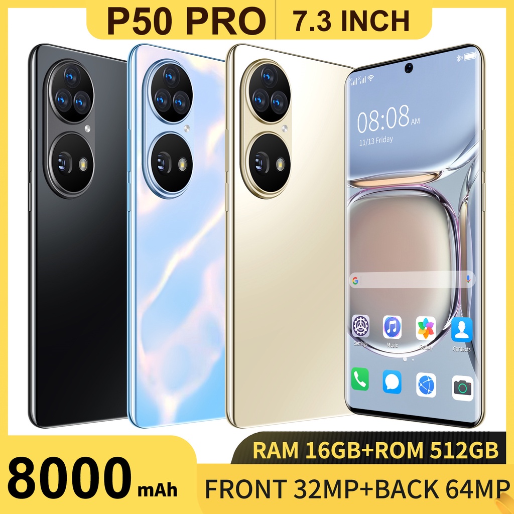 ️smartphone️ Huawei P50 Pro+ Cellphone Sale 5G Original Mobile Android Phone Elderly Machine Design