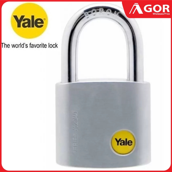 Yale Y120/60/135/1 Silver Series Outdoor Brass / Satin 