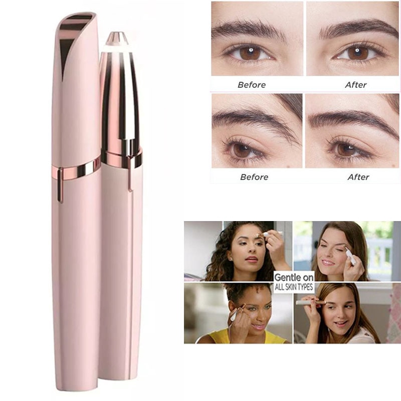 painless electric eyebrow trimmer