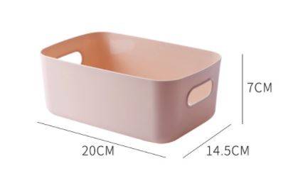 MUJI Style Storage Box Organizer Basket Portable Office Home Kitchen Bathroom Sorting Box