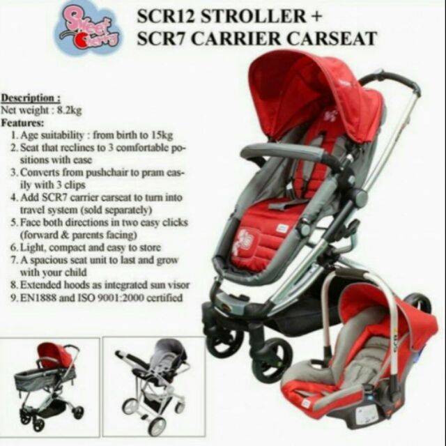 sweet cherry stroller scr 12
