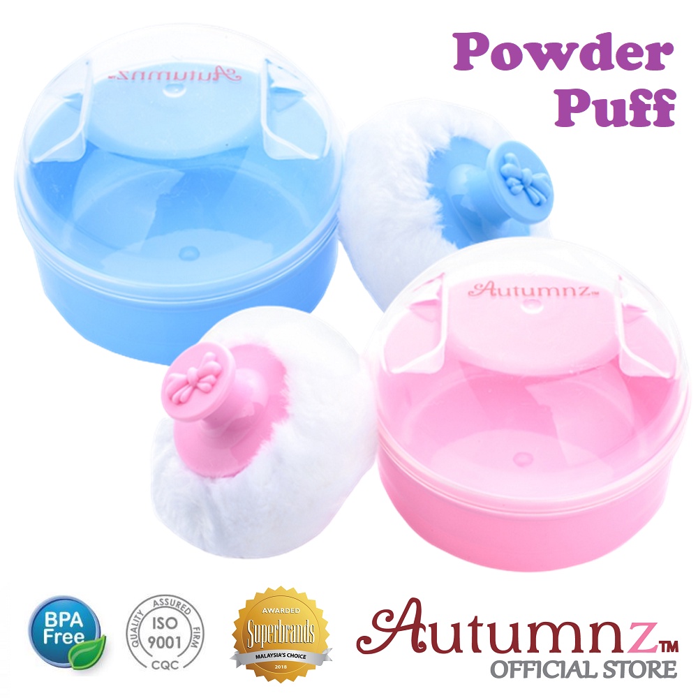 Autumnz Baby Powder Puff Container Shopee Malaysia