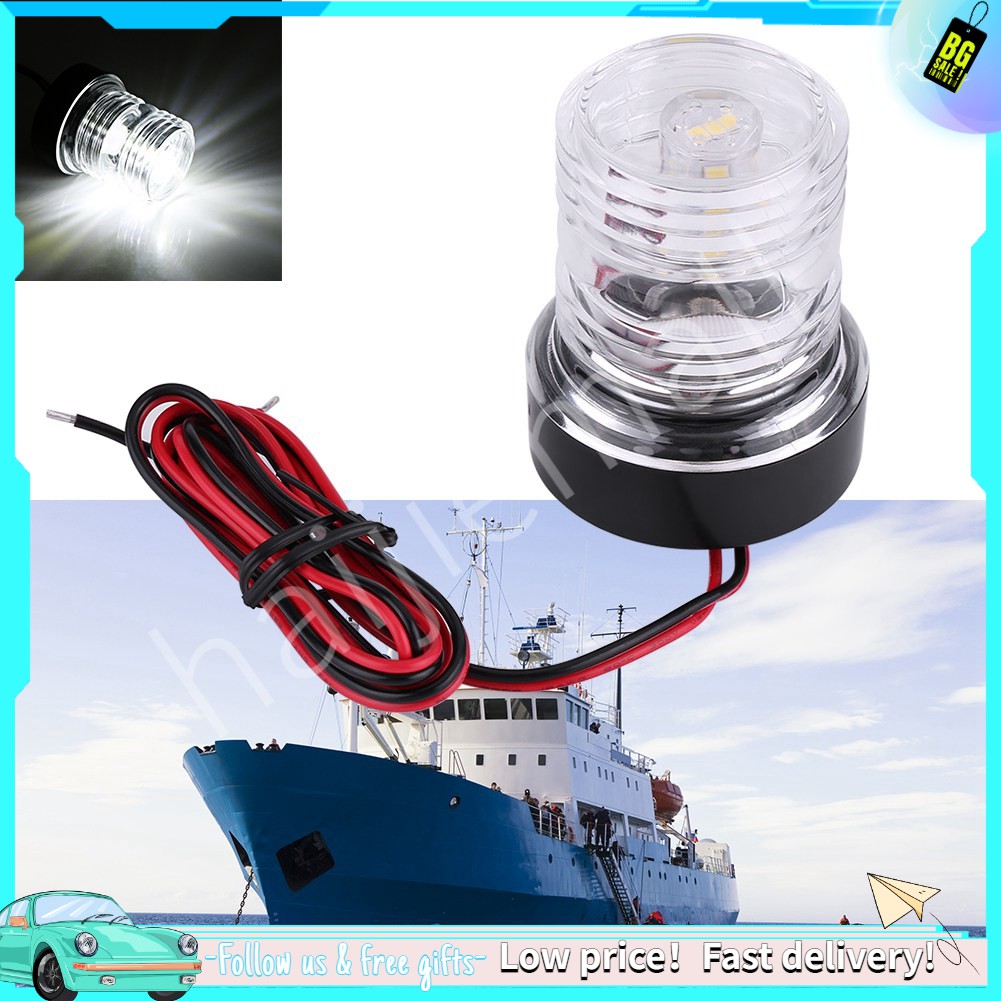 ☆Ready Stock☆12V Auto Marine Boat Yacht Anchor Stern Light All Round 360° Navigation LED cs