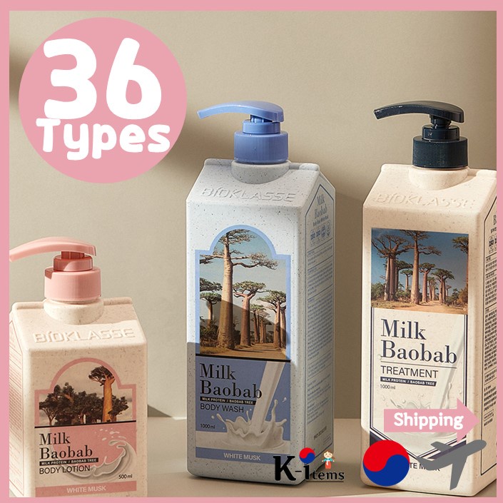Bioklasse Milk Baobab Body Lotion 500ml Damask Rose