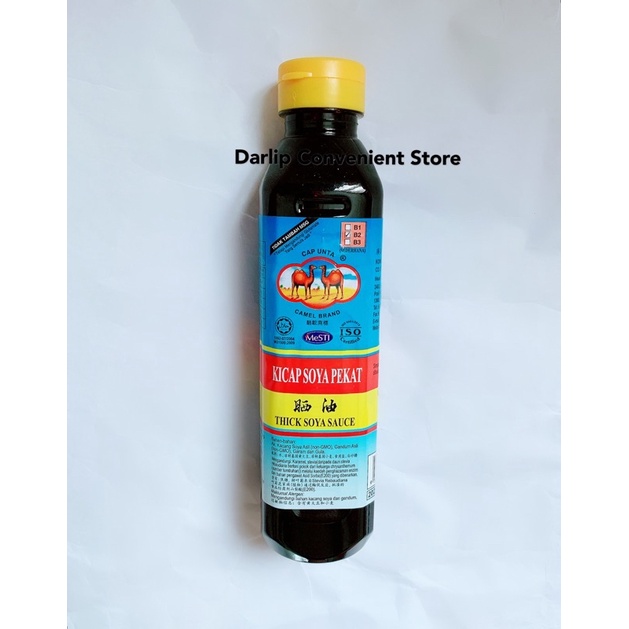 Cap Unta Kicap Soya Pekat 骆驼商标晒油 Camel Brand Thick Soya Sauce 450g