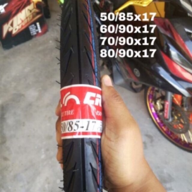 Motorcycle Tire Tayar Motor Tube Type 50 85x17 60 90x17 70 90x17 80 90x17 Shopee Malaysia