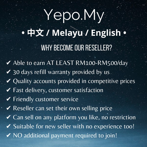 Buy Yepo Reseller Dropship Needed Social Media Booster Ebooks And Etc 代理 人员 Seetracker Malaysia