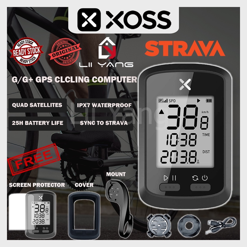 XOSS G/G+ Bicycle Computer GPS Wireless Speedometer BikeTracker