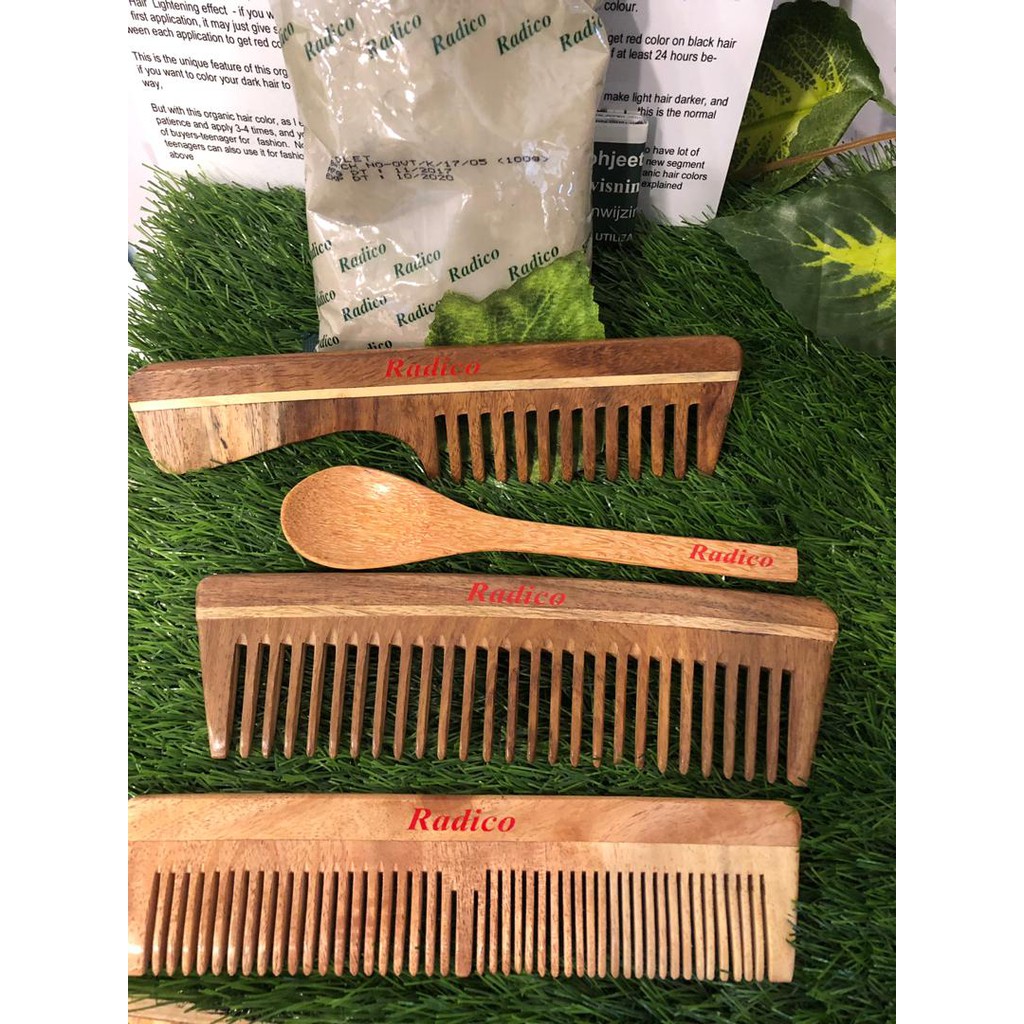 NEEM WOOD COMB Made from the wood of Indian Neem (Azadirachta Indica