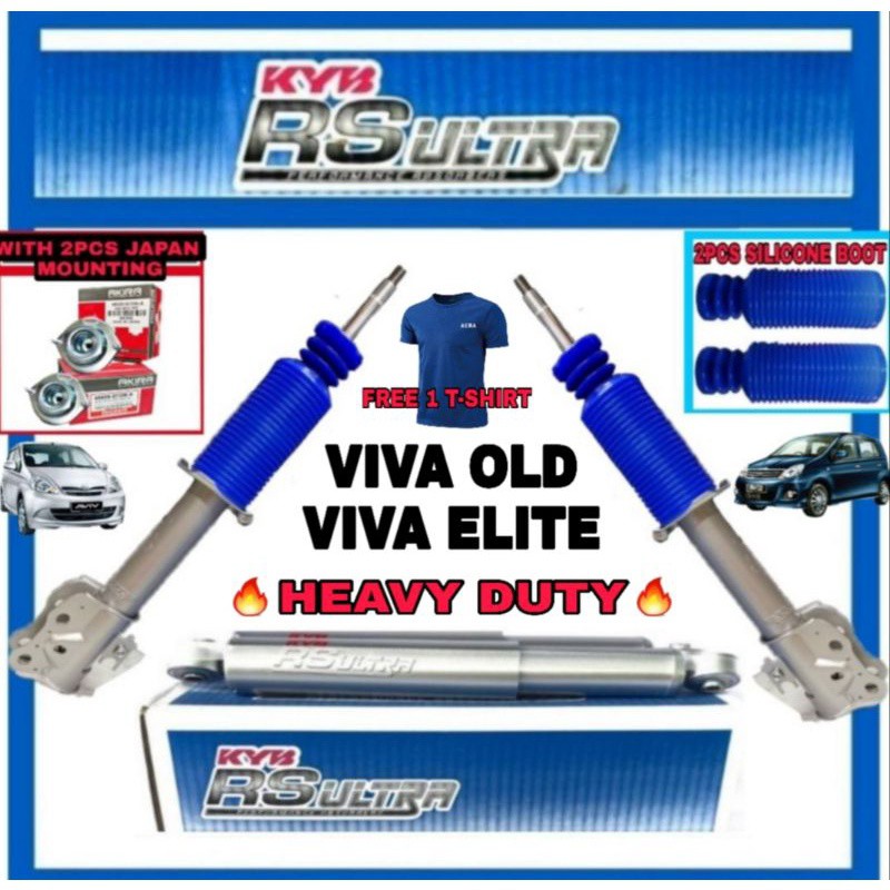 KAYABA KYB RS ULTRA VIVA ALL ABSORBER FRONT AND REAR 1SET=4PCS HEAVY