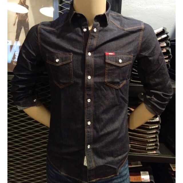 lee cooper denim shirts