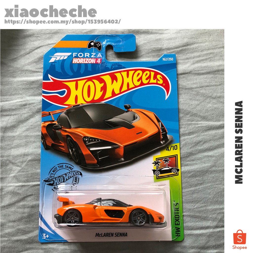 hot wheels mclaren senna orange