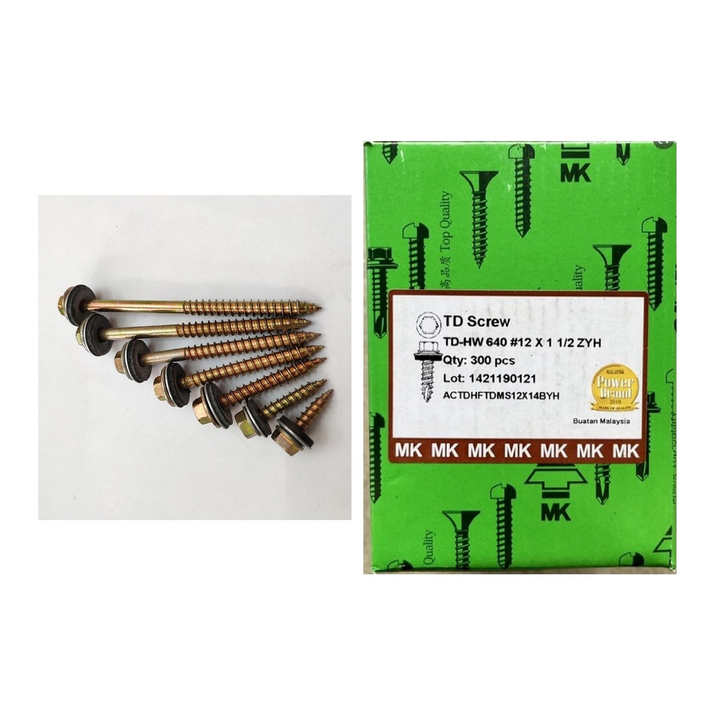 MK TDHW 520/525/640/645/650/665/675 ZYH SELF DRILLING SCREW (READY