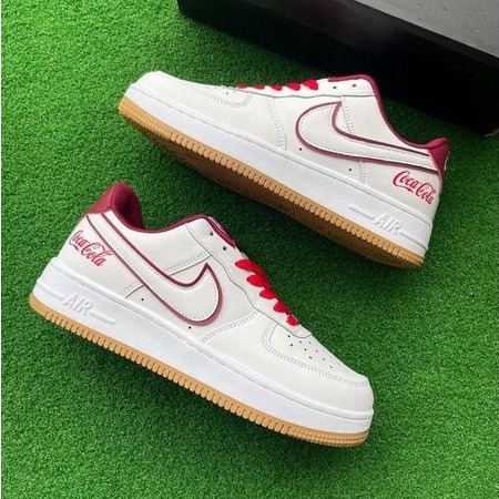 nike air force 1 coke white