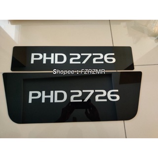 NUMBER PLATE KERETA 2D (TULISAN DALAM) UK FONT STANDARD SIZE JPJ 