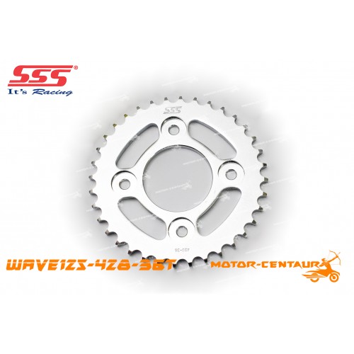  GEGANCU  BELAKANG SSS REAR STEEL SPROCKET FOR HONDA WAVE 