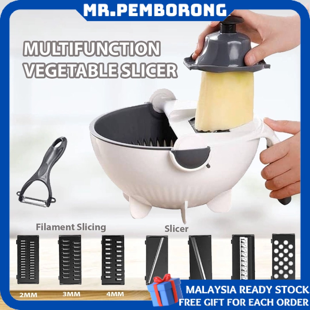 Mr Pemborong 9 In 1 Multifunction Easy Food Chopper Kitchen Tools 